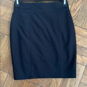 Black pencil skirt